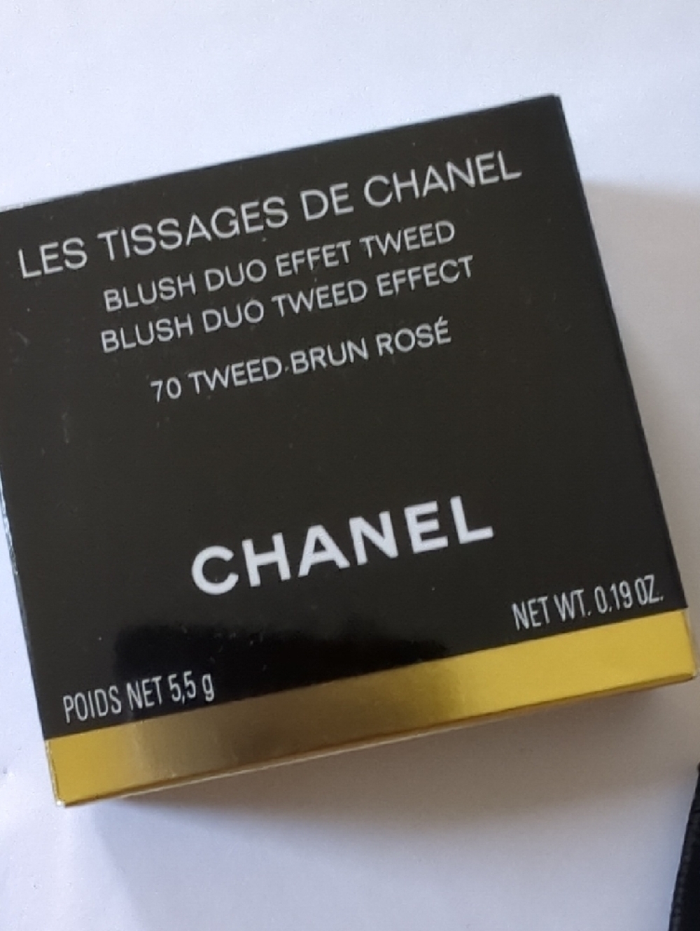 CHANEL Tweed Effect Blush Duo in Rose-Brown - Picture 5 of 6